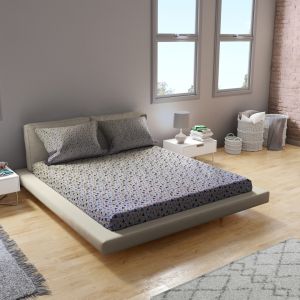 Sprei set bahan katun/lembut/adem motif minimalis 90x200-200x200