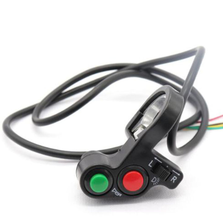 3 In 1, 22mm Handlebar Horn, Light ON/OFF, Turn Signal Indicator Switch Button For Motorcycle, ATV, Pit Bike, Electric Bike - Foto 9