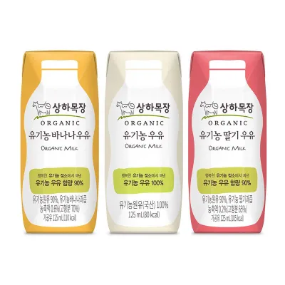 Sangha Farm - Organic Milk 3 in 1 Individual Pack (Original Strawberry Banana) (Toppingskids)
