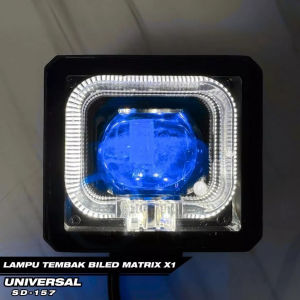 LAMPU TEMBAK BILED MATRIX X1+DEVIL 2.5 INCH FOGLAMP BILED MATRIX X1 PLUS DEVIL UNIVERSAL MOTOR MOBIL