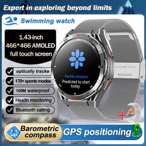 2025 New Fitness Swimming Dual-band GPS  Smart Watch Compass IP69K Professional Waterproof  Bluetooth Call Smart Watches For Men