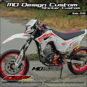 0153 (COD) Sticker Decal CRF 150 L FullBody Kombinasi Hologram Bebas Request Terbaru - Sticker Variasi CRF Terbaru - Sticker Premium CRF 150 - CRF150L Sticker Decal