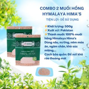 1000g -Muối hồng Himas Himalaya - Muối hồng dạng nhuyễn - sử dụng ăn- uống - làm đẹp- ngâm chân-Oa shop Hi