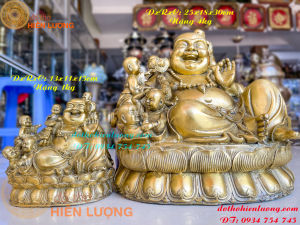 Tượng Di Lặc Ngũ Phúc Bằng Đồng 2 Cỡ-Tượng Di Lặc Bằng Đồng-Tượng Trang Trí Nhà Cửa Thu Hút Tài Lộc