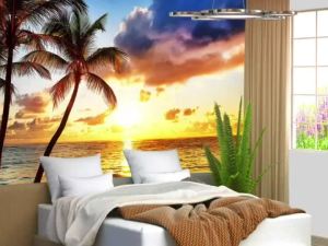 Custom wallpaper mural Beach Mural Ocean Backgrounds Coastal Beach natural landscape Wallpaper Extra Large Wall Murals for Bedroom Living Room wall papers home wall decoration sticker