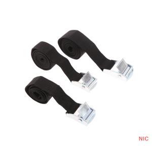 NIC Buckle Tie-Down Belt Cargo Lashing Straps For Car Motorcycle Bike With Metal Buckle Tow Rope Strong Ratchet Belt For Luggage Bag