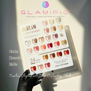 GLAMIFIQ Gel Nail Polish Base Coat 3 in 1 Function 15ml