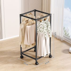 MOD Clothes Drying Rack Storage Floor-standing With Wheel Penyangkut Baju Ampaian Baju Rak Heavy Duty晒衣架