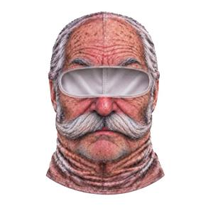 Funny 3D Face Balaclava Hat Full Face Covering Hood Balaclava Motorcycle Riding Skiing Face Mask Outdoor Balaclava Hat