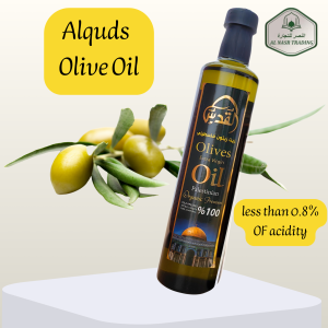 Cold Pressed Extra Virgin Olive Oil / Minyak Zaitun / Alquds Olive Oil / Alquds Minyak Zaitun /500ML