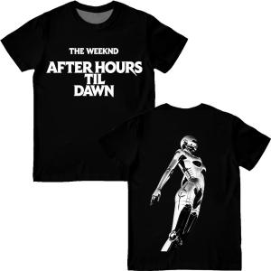 [Local Stock] HBESTY  for The Weeknd After Hours Til Dawn Tour Fan T-shirt Mens Womens Street Trendy Tee Summer Streetwear Casual Round NeckTop
