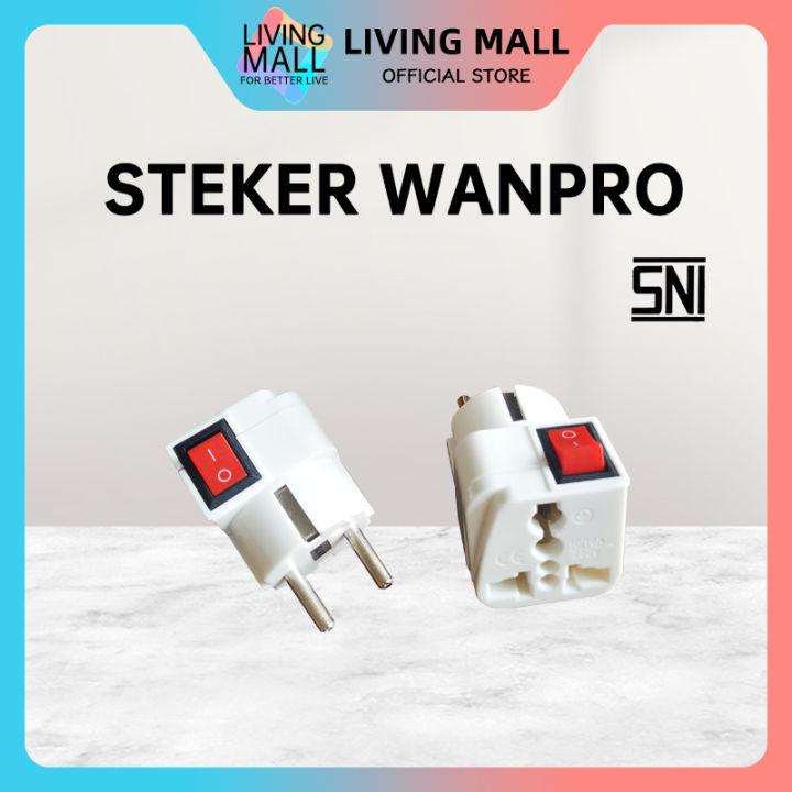 Steker Wanpro ON/OFF / Over Steker Dengan Switch / Merk SZMR SZ-318 ...