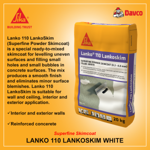 Sika Davco Lanko 110 Lankoskim 20KG Skimcoat