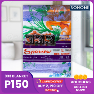 [333 KUMOT ON SALE] SOHOME Premium 333 Kumot Cotton Malambot Blanket Double Size (80x90in) & Single Size (54x80) | ACTUAL PHOTO POSTED