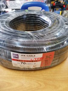 10meter x TRS Rubber Cable 70/076 3 CORE WEATHERPROOF 100% PURE COPPER WIRE MADE IN MALAYSIA 3500WATT