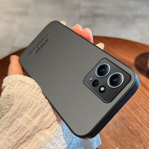 ROAZIC For Redmi Note 12 4G Phone Case Luxury Business Style Retro PU Leather Lens Camera Protection Soft Silicone Back Cover CP01