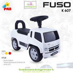 Mainan Rideon Mobil Mobilan Anak PMB K607 TOLOCAR Truk FUSO Ada Musik Bagasi