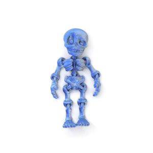 3D Mô hình bộ xương đầu lâu màu sắc in ấn khớp cử động đồ trang trí bàn tiệc Halloween đồ chơi.