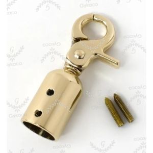 Accesories Tas Variasi V159 Gantungan Tali Tas / Rumbai Lonceng Baut PREMIUM - EMAS MUDA - (IMPORT)