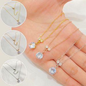 Kalung Titanium Wanita Korean Style Mata Satu Anti Karat Aksesoris Perhiasan Fashion noinacc
