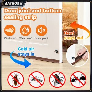 【COD】Door Bottom Sealing Strip Sound Proof Stopper Insulated Gap Rubber Seal Door Sound Proof Noise Reduction Cover Aatroxw
