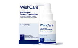 WishCare Hair Growth Serum Concentrate - 3% Redensyl 4% Anagain 2% Baicapil Caffeine Biotin Plant Keratin & Rice Water - Hair Growth Serum for Men & Women