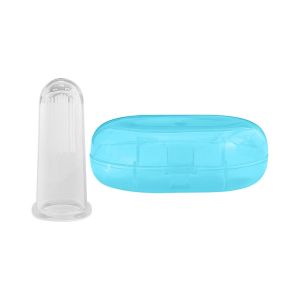 BW-C866 Sikat Gigi Bayi Bahan Silikon Baby Finger Toothbrush Lembut Pack Kotak / Sikat Lidah Bayi New Born Pembersih Mulut Bayi