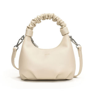 IELGY ช่องจีบแบบพกพากระเป๋าลายเมฆทันสมัยเหมาะกับทุกชุดสีทึบ Fe แมสเซ็นเจอร์สะพายไหล่เดียว