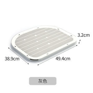 Cat Litter Mat Double Layer PP Cat Litter Control Box Litter Collection Pedal