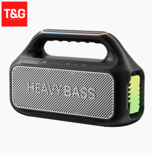 HEAVY BASS BASS-14 Portable Bluetooth V6.0 Speaker w/ RGB Lighting TWS Shocking Bass Multiple Playback Easy to Carry