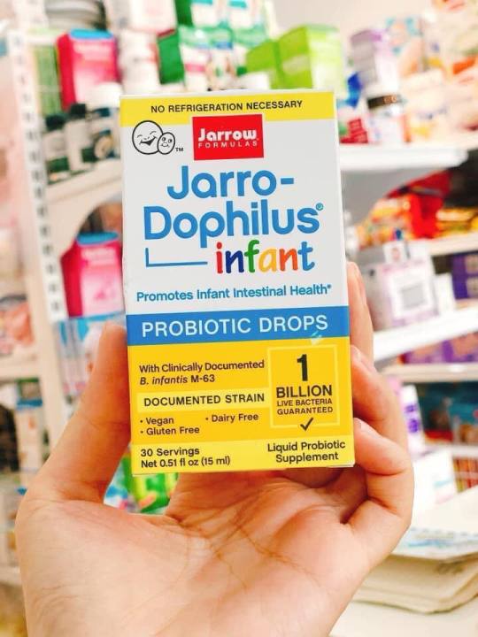 Men Đẩy Đờm Jarro Dophilus của Mỹ - Giúp bé tiêu đờm, tốt cho hệ tiêu hóa