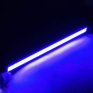B.F. COB Car Interior LED White Blue Light Tube Car Accessories Light Emergency Flash Warning Lamp 12V