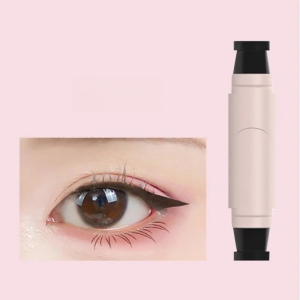 Eyeliner Stamp Pen Soft and Moist Waterproof and Sweatproof Eyeliner Quick-drying Durability