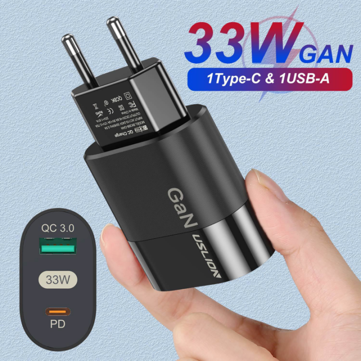 GaN Charger 65W Gallium Nitride PD Fast Charger Mobile Phone Charger ...
