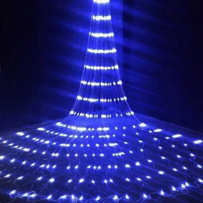 Meteor shower waterfall lights 3X3M 320 LED waterfall curtain icicle LED string lights meteor shower rain effect string lights Christmas wedding lights