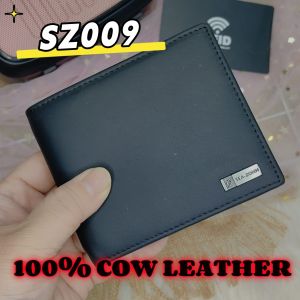 SEAZONN SZ009 DOMPET KULIT LEMBU 100% COW LEATHER SHORT WALLET DOMPET PENDEK LELAKI MEN BOY FRIEND BIRTHDAY GIFT READY STOCK