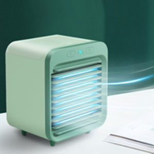 Portable Cooler Mist Fan Adjustable Airflow Quiet Operation And Portable Design