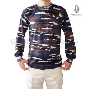 Kaos Loreng Pria Lengan panjang Baju Kaos Dryfit Loreng Tni Malvinas kaos loreng pria army terbaru