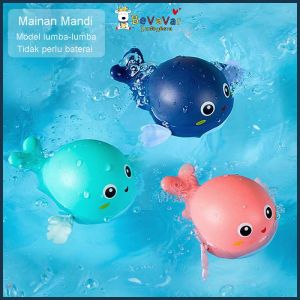 Bevavar Mainan Mandi Bayi Bentuk DOLPHIN Berputar Di Kolam Berenang