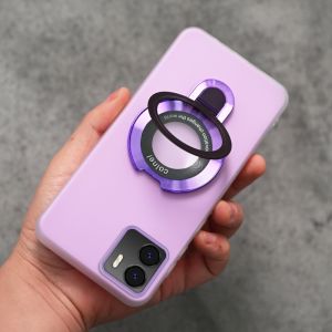 ฟีดชิป เคสสีเจลลี่ 2 in 1 สำหรับ Redmi A1 4G REDMI A2 REDMI A1 PLUS A2 PLUS เคสศัพท์กันกระแทก ดีไซน์ใหม่สวยงาม เคสแข็งน่ารักพร้อมที่วางและแม่เหล็ก สีเหลือง GDMSZJ03