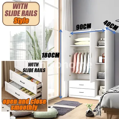 Modern Closet wardrobe Drawer cabinet for clothes Narrow Wardrobe Cabinet Anti-mildew clothes wardrobe cabinet