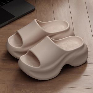 [Free Shipping] High-Heeled 7.0 Thick-Soled Sandals For Women Suitable For Summer Indoor And Outdoor Use With A Non-Slip Design And A Luxurious Feel