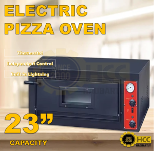 Electric Pizza Oven with Stone Single Deck up to 23" pizza