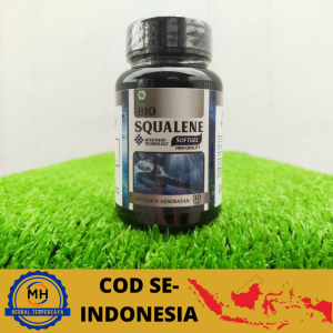 BIO SQUALENE ASLI ORGINAL MINYAK HATI IKAN HIU 30  SOFTGEL KAPSUL LUNAK