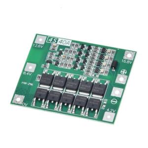 4S 40A 18650 Lithium Protective Board 16.8V with Over Charge Discharge Over Current Protective Circuit Board