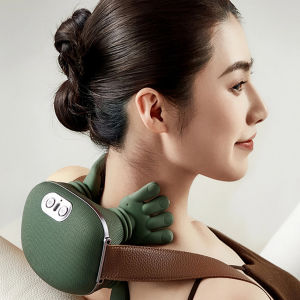 [SG In stock]Masters New Massage Device Bionic Hand Shoulder Neck Massager Professional Trapezius Muscle Neck Cervical Spine USB Powered
