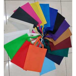 Goodiebag Uk 38x45x12 Lusinan Tas Kain Spunbond Muat isi Sembako 13 kilogram Totebag Paperbag kain