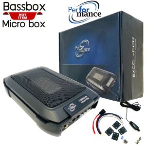 เบสบ็อก เบสหนัก ขนาด 6x8นิ้ว Bassbox Subbox Bass Box ยี่ห้อ PERFORMANCE รุ่น EXCEL-680 พร้อมตัวปรับบูสเบส เครื่องติดเสียงรถเบสบ๊อกใต้เบาะเครื่องเสียง เบสบ็อก