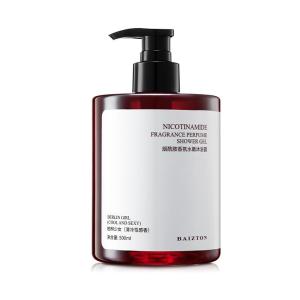 Nicotinamide shower gel Whitening Shower Gel Whitening Body Wash Pemutih badan Pemutih kulit Lasting fragrance Moisturizing Exfoliate Deep cleaning Suitable for Sensitive Skin 烟酰胺美白沐浴露