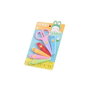 6 In 1 Craft Scissors Set Gunting Gerigi Anak Sekolah Scrapbook Paper Scissor